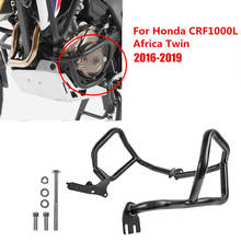 CRF1000L-Protector inferior de acero para motor, barra de parachoques, marco Protector para Honda CRF 1000L Africa Twin ABS 2016 2017 2018 2019 negro 2024 - compra barato