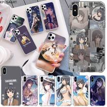 Mai Sakurajima Phone Case for iphone 12 pro max mini 11 pro XS MAX 8 7 6 6S Plus X 5S SE 2020 XR cover 2024 - buy cheap