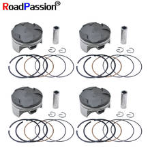 4Sets Motorcycle Accessories Cylinder Bore STD~+50 Size 67mm 67.25mm 67.50mm Piston Rings Full Kit For HONDA CBR600 F5 CBR600RR 2024 - buy cheap