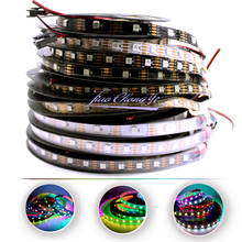 Tira de Led WS2813 (actualización WS2812B) DC5V RGB 30/60/144 píxeles/Leds/m señal Dual Led Individual direccionable WS2812 IC 2024 - compra barato