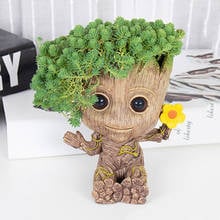 Strongwell Simulation Pot Groot Resin Crafts Ornaments Decoration Accessories Figurines Home Room Decor Birthday Gift Kids Toy 2024 - buy cheap