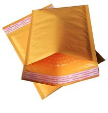 Bolsas de papel Kraft de 16x22cm, sobres de tela tejida acolchados resistentes al agua, 1 paquete 2024 - compra barato