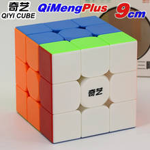 QiYi-cubo mágico de gran tamaño QiMeng, Cubo de iluminación de 90mm, 9cm, 3x3, juego educativo de chile, juguetes giratorios, XMD 2024 - compra barato