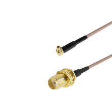 ALLISHOP RF MMCX Male Right Angle Switch SMA Female Pigtail Cable RG178 MMCX Connector Cable 7-80CM 2024 - buy cheap