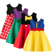 Праздничное платье принцессы для костюмированной вечеринки на Хэллоуин; рождественское платье для девочек; костюм; платья для детей 2-8 лет; Одежда для девочек; платье принцессы 2024 - купить недорого