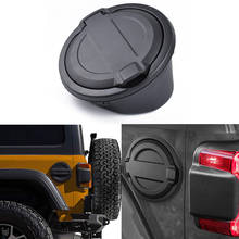 Tapa para depósito de gasolina, tapa negra para Jeep Wrangler JL, 2 puertas, 4 puertas, 2018, 2019 2024 - compra barato