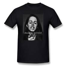 Camiseta de Lana Del Rey para hombre, camiseta de algodón con estampado 3d, camisetas gráficas de manga corta, camiseta de música de verano, camiseta informal 2024 - compra barato