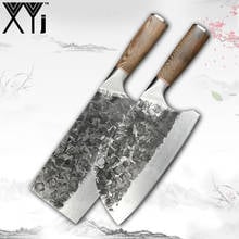 XYj Kitchen Chef Knife 8 Inch High-Grade Professional Slicer Meat Cleaver Wide Blade Sharp Durable Household Restaurant Cutlery 2024 - buy cheap