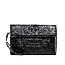 xingmengda new men crocodile leather men clutch bag black men wallet male bag large capacity  business  long bag 2024 - buy cheap