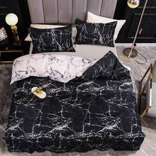 Marble Bedding Set For Bedroom Soft Bedspreads For  Bed  Comefortable Duvet Cover High Quality Quilt Cover And Pillowcase 2024 - buy cheap