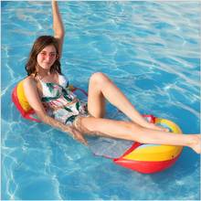 Inflatable Pool Float Woman Swimming Mattress Floating Lounger Beach Mat Swim ring Floats Inflable Sleeping Bed Adult Water Fun 2024 - buy cheap