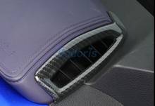For Toyota C-HR CHR C HR 2016-2018 Carbon Fiber Interior Dashboard Air Vent AC Outlet Cover Trim Car Accessories 2024 - buy cheap