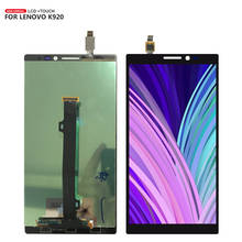 Tela de lcd para lenovo vibe z2 pro k920, kit para substituição de ferramentas gratuitas 2024 - compre barato