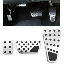 AT Car Gas Brake Foot Pedal Pad Cover Accessorie Kit For Dodge Ram 1500/2500/3500/4500/5500 LHD brake fuel clutch pedal 3pcs/set 2024 - buy cheap