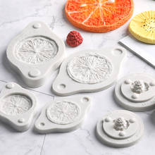 Оранжевые, Малиновые фруктовые серии силиконовые формы для украшения торта помадка Формочки для шоколада инструменты для выпечки тортов клейкая паста 2024 - купить недорого