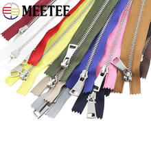 2/5pcs Meetee 5# Metal Zipper Close-end 20cm Zippers for Sewing Garment DIY Pants Bag Clothes Pocket Zips Accessories ZA177 2024 - buy cheap