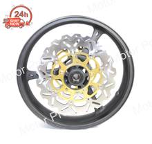 For Suzuki GSXR 600 2006 2007 Front Wheel Rim and Brake Disc Disk Rotor Motorcycle Accessories GSXR600 GSX-R 750 1000 Black 2024 - buy cheap