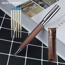 Bolígrafo De metal y madera de estilo chino, punta de 0,7mm, para aprender, oficina, escuela, papelería, regalo, bolígrafo de lujo para hotel, bolígrafo de trabajo 2024 - compra barato
