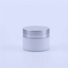 220pcs 30g White Glass Cream Jars Cosmetic Packaging With Lid Plastic Caps & Inner Liners Round Empty Small Glass Jars 2024 - buy cheap