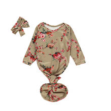 Комплект из 2 предметов для малышей, с цветочным узором, для пеленания Обёрточная бумага детское одеяло для новорожденных, одежда для сна спальный мешок пеленать аксессуары 2024 - купить недорого