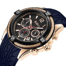 Мужские часы Топ бренд класса люкс светящийся дисплей водонепроницаемые часы спортивный хронограф кварцевые наручные часы Relogio Masculino 2024 - купить недорого