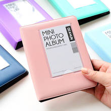 64 Карманы Мини Фотоальбом для Instant Polaroid Картина чехол для ЖК-дисплея с подсветкой Fujifilm Instax Mini 7s 8 25 50s 90 instax минисумка для мгновенной печати Polaroid Альбом 2024 - купить недорого