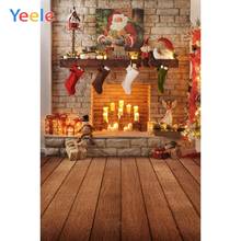 Yeele фоны для профессиональной фотосъемки с рождественским окном зимней деревянной доской для детской портретной фотосъемки 2024 - купить недорого