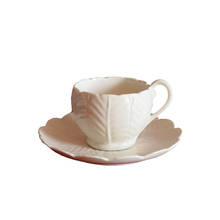 Juego De Tazas De café expreso italiano De cerámica, juego De porcelana Simple, creativo europeo, blanco, Tazas De café, platillo De té, E5BD 2024 - compra barato
