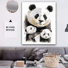 Imagens coloridas diy por números com panda pintura imagem de desenho pintura por números emoldurado casa 2024 - compre barato