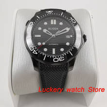 41mm bliger Luxury watch black dial Luminous saphire glass;Rubber Strap Automatic movement men's Mechanical Watches-BA184 2024 - buy cheap