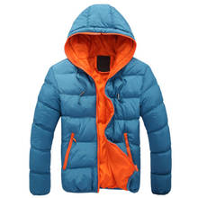 Зимняя куртка с капюшоном, пальто для мужчин, Толстая теплая зимняя куртка, Мужская ветрозащитная парка, зимняя куртка с капюшоном, Мужская ветрозащитная парка 2024 - купить недорого