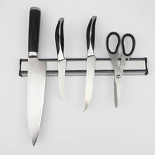 Knife Magnet Holder Wall Mount Black ABS Plastic For Stainless Steel Metal Knife Magnetic Knife Holder Kitchen Tools Organizer 2024 - buy cheap