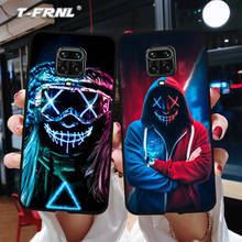 For Redmi note 9S case Mi A3 lite CC9 Note 10 Redmi 10X Pro TPU case Neon Mask for Redmi note 7 7A 8A 8 Pro 8T 9 Pro Max 9S case 2024 - buy cheap