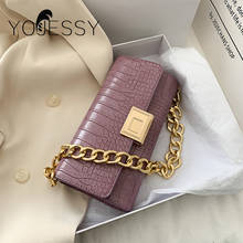 YOJESSY-Bolso de hombro Vintage para mujer, bolsa de mano dura sólida, bolso de moda, Baguette 2024 - compra barato
