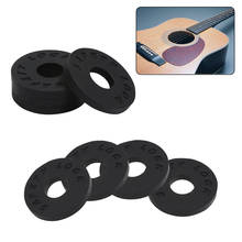4PCS Professional Electric Guitar Strap Black Bass Rubber Rings Locks Guitar Parts & Accessories 2024 - buy cheap