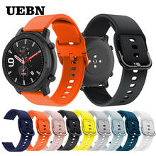 UEBN 20mm 22mm Silicone Band For Xiaomi Amazfit Bip/Younth Sport Replacement Strap for Xiaomi Huami Amazfit GTR 42mm 47mm band 2024 - buy cheap