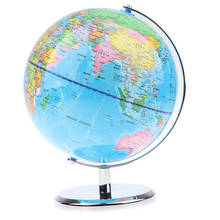 20cm 360° Roating World Map Globe Geography Globe School Teaching Tool - B 2024 - buy cheap