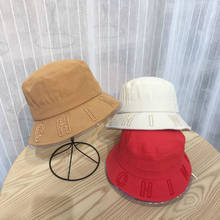 2021 New Spring Summer Tide Fashion All-match Fisherman Hat Casual All-match Bucket Hat Solid Color Basin Hat Sun Hat Men Women 2024 - buy cheap