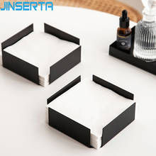 Jinserta-caixa de papel de mesa quadrada, recipiente de papel para guardanapo, sala de estar, restaurante e hotel 2024 - compre barato