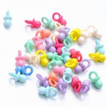 100 Pcs Pink Acrylic Baby Pacifiers Baby Shower Decoration Table Scatter 2024 - buy cheap