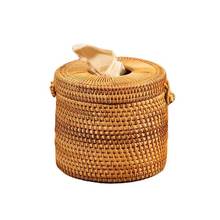 Rattan Tissue Box Home Decoration Handmade Desktop Tissue Rattan Tissue Box For Barthroom,Home,Hotel And Office 2024 - buy cheap