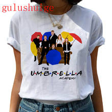 New The Umbrella Academy T Shirt Men Kawaii Summer Tops Cartoon T-shirt Cha-Cha Diego Graphic Tees Funny Harajuku Tshirt Male 2024 - buy cheap