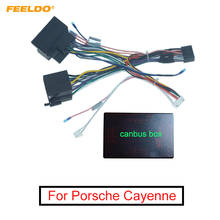 FEELDO Car Audio Raddio 16PIN Android Power Cable Adapter With Canbus Box For Porsche Cayenne CD/DVD Player Wiring Harness 2024 - buy cheap