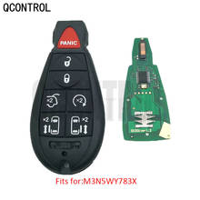 QCONTROL 7BT Car Key for Chrysler Smart Door Lock 300 Town & Country Frequency 433MHz M3N5WY783X / IYZ-C01C Auto Control Alarm 2024 - buy cheap