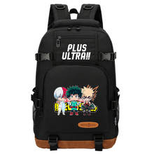 Mochila Kawaii de Anime My Hero Academia para niños, niñas y niños, morral escolar para libros, mochila de viaje para ordenador portátil para adolescentes y hombres 2024 - compra barato