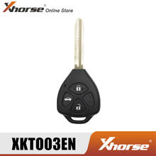 XHORSE-mando a distancia Universal XKTO03EN, con cable, para Toyota Style, 3 botones, versión en inglés 2024 - compra barato
