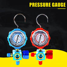 Refrigerant Manifold Gauge Manometer Valves Pressures Gauge Air Conditioner Tool R410a 2019ing 2024 - buy cheap