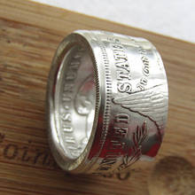90% silver Morgan Silver Dollar Coin Ring 'eagle' 1895 Handmade In Sizes 7-16 2024 - buy cheap