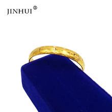 Jin Hui Saudi Arabia Fashion Luxury new Gold Color Jewelry girl Bangles Ethiopian Can Open Bracelets African Women wedding Gifts 2024 - buy cheap