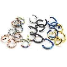 Anillos de salto de acero inoxidable, conectores de anillos divididos de 5, 6, 7 y 10 mm para accesorios de fabricación de joyería Diy, suministros al por mayor 2024 - compra barato